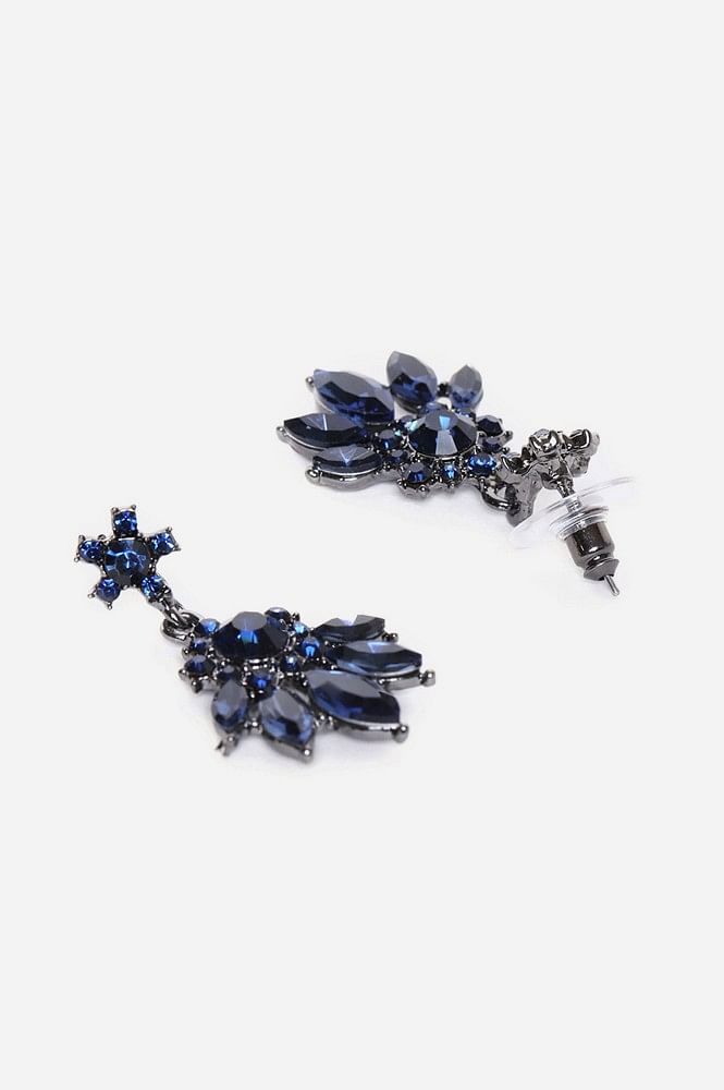 Buy YouBella Handcrafted Blue Stone Studded Stud Earrings Online At Best  Price @ Tata CLiQ